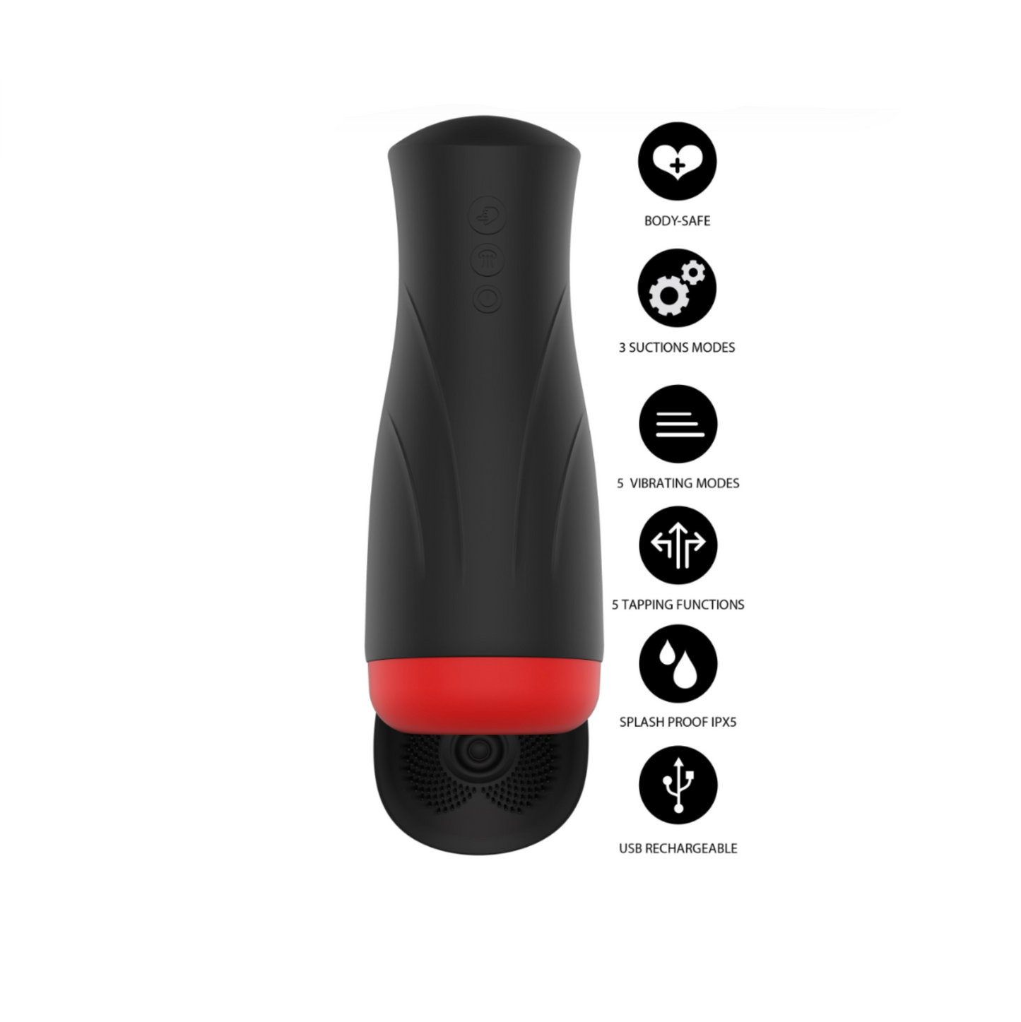 Hidden Desire Deep Squeeze Nutbuster - Masturbateur 3 fonctions