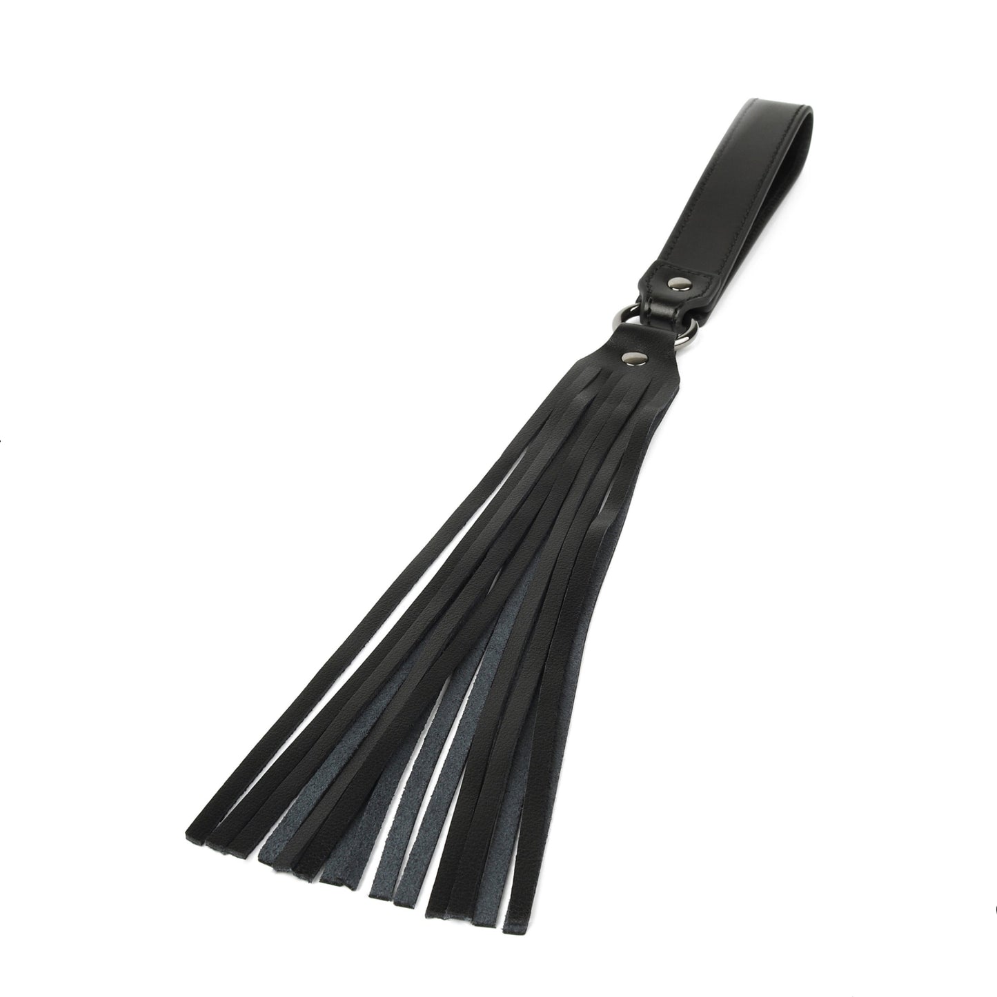 Hidden Desire Flogger - Fouet en cuir 42 cm
