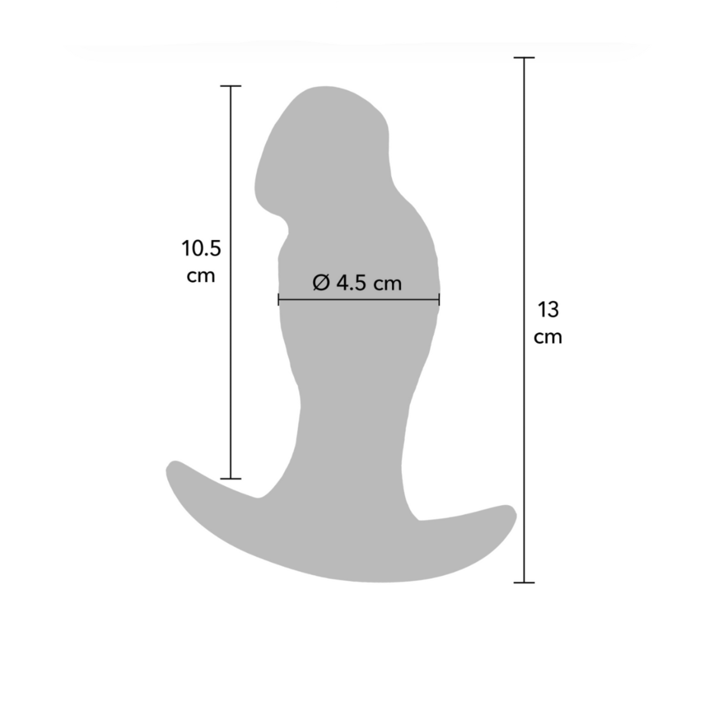 Hidden Desire Realistic Anal Dildo Plug - Plug anal
