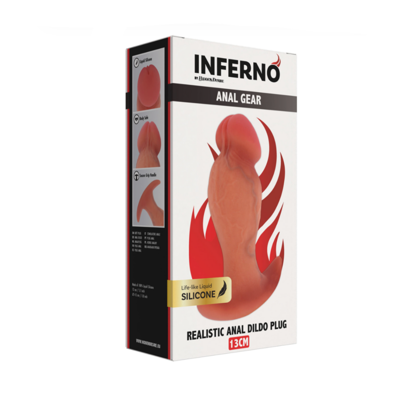 Hidden Desire Realistic Anal Dildo Plug - Plug anal