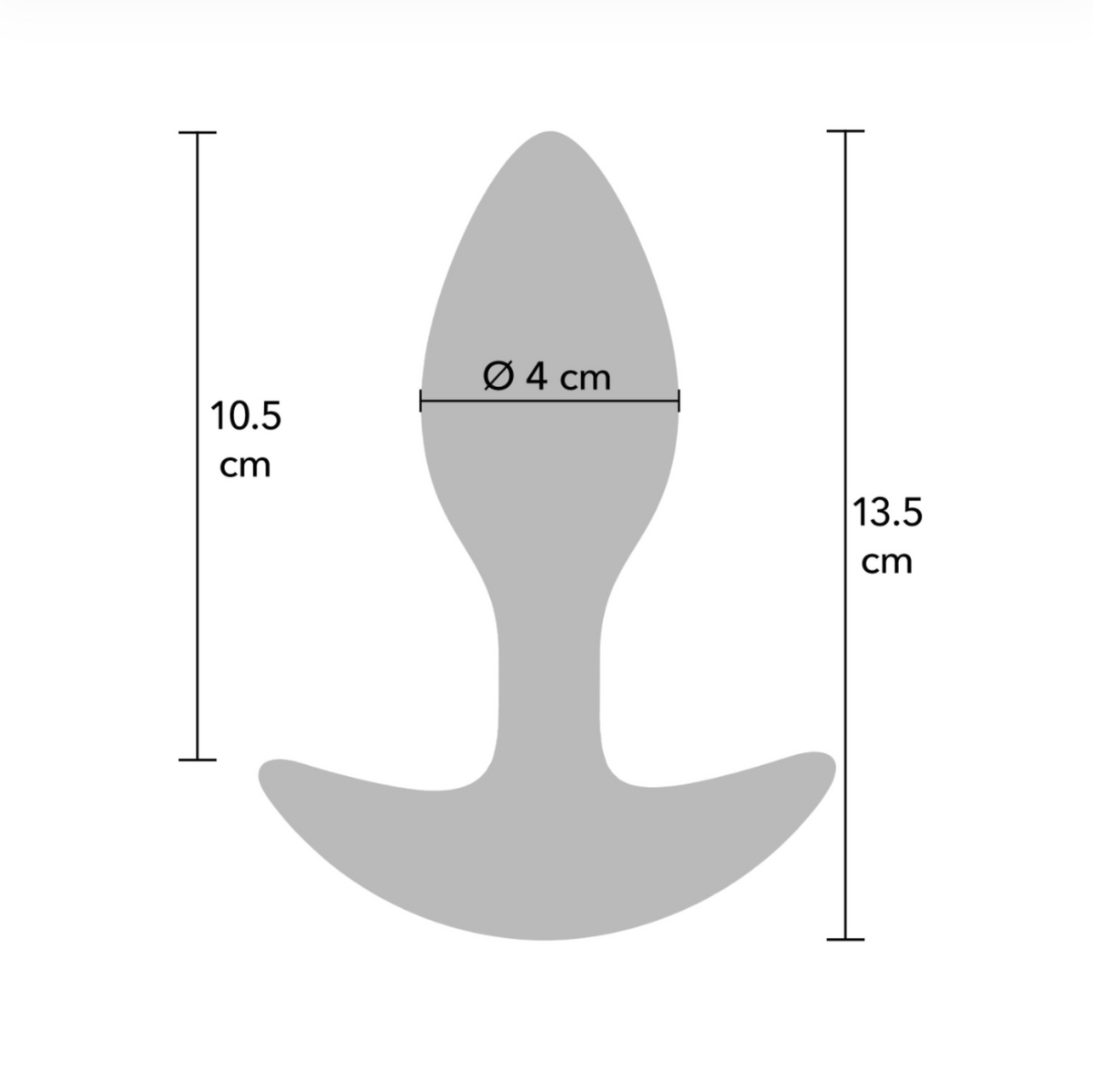 Hidden Desire Weighted Anal Plug – Plug Anal Lesté 360 g en Silicone