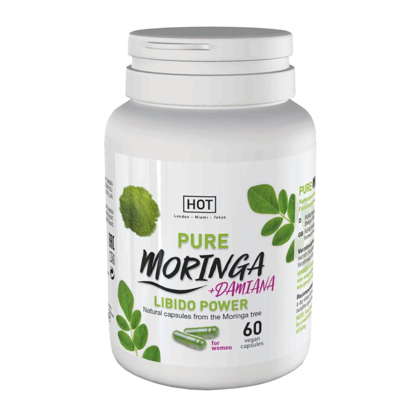 Hot Moringa Libido Power - Gélules stimulantes pour femme