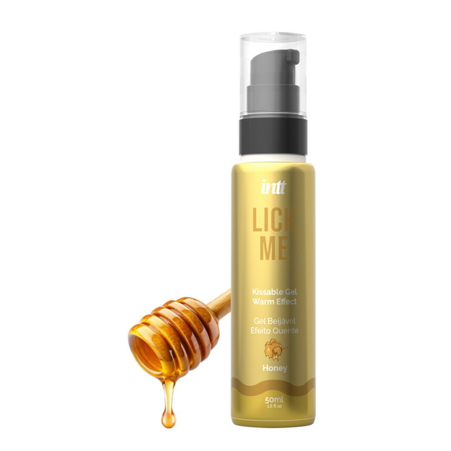 Intt Lick Me Honey - Lubrifiant comestible effet chauffant 50 ml