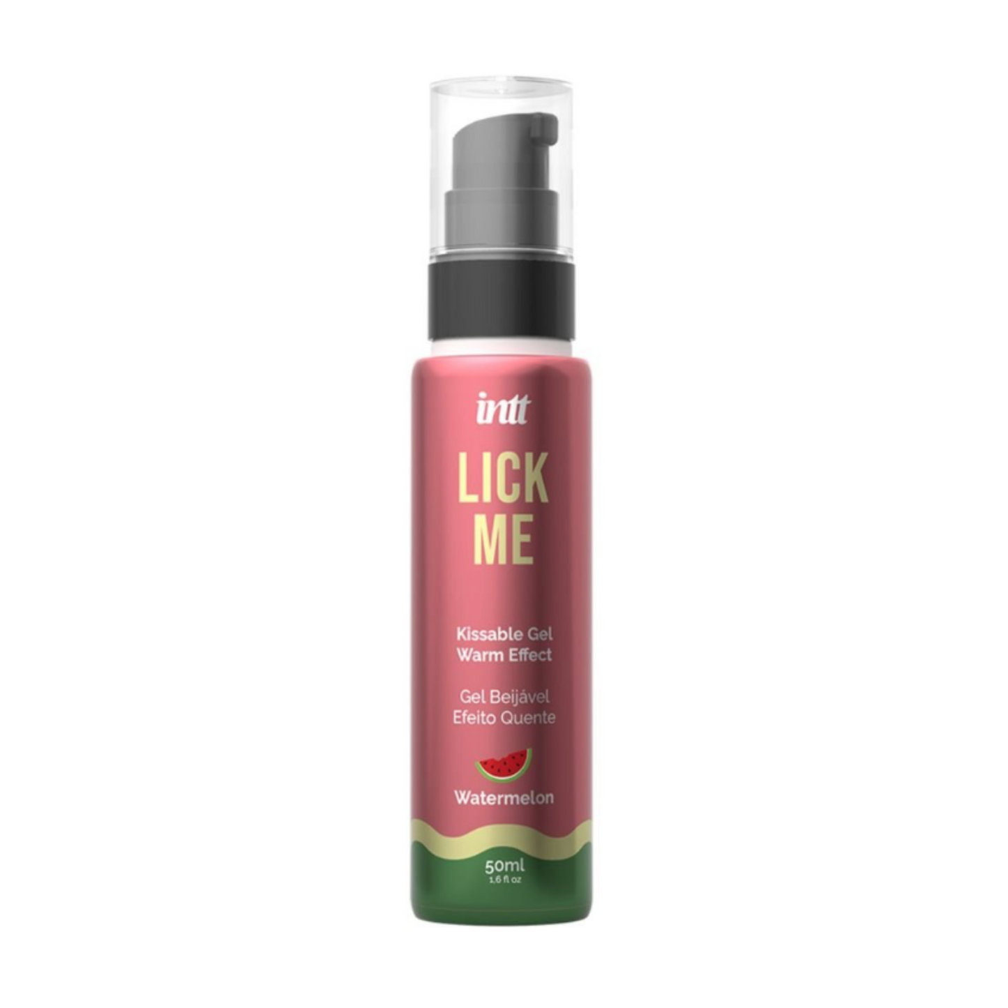 Intt Lick Me Watermelon - Lubrifiant comestible effet chauffant 50 ml