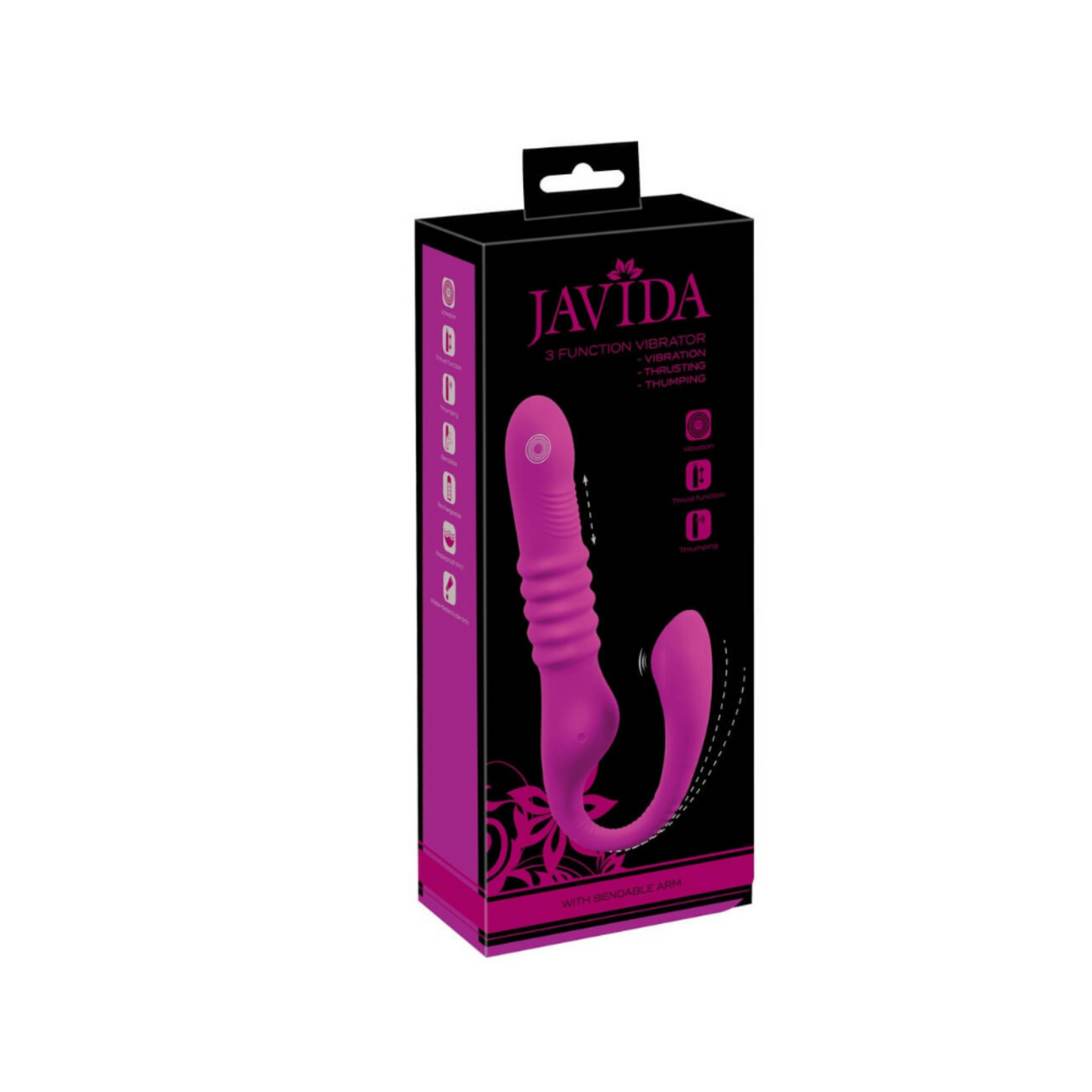 Javida 3 Function - Vibromasseur rabbit va-et-vient