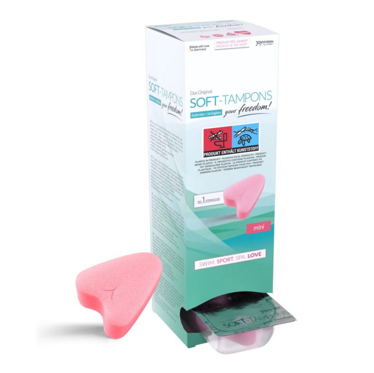 JoyDivision Soft-Tampons Mini - Éponges menstruelles sans fil