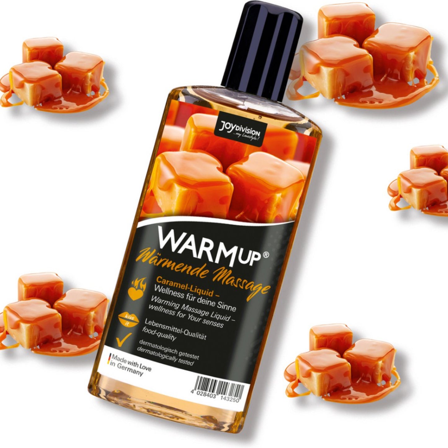 JoyDivision WARMup - Huile de massage gourmande chauffante 150 ml