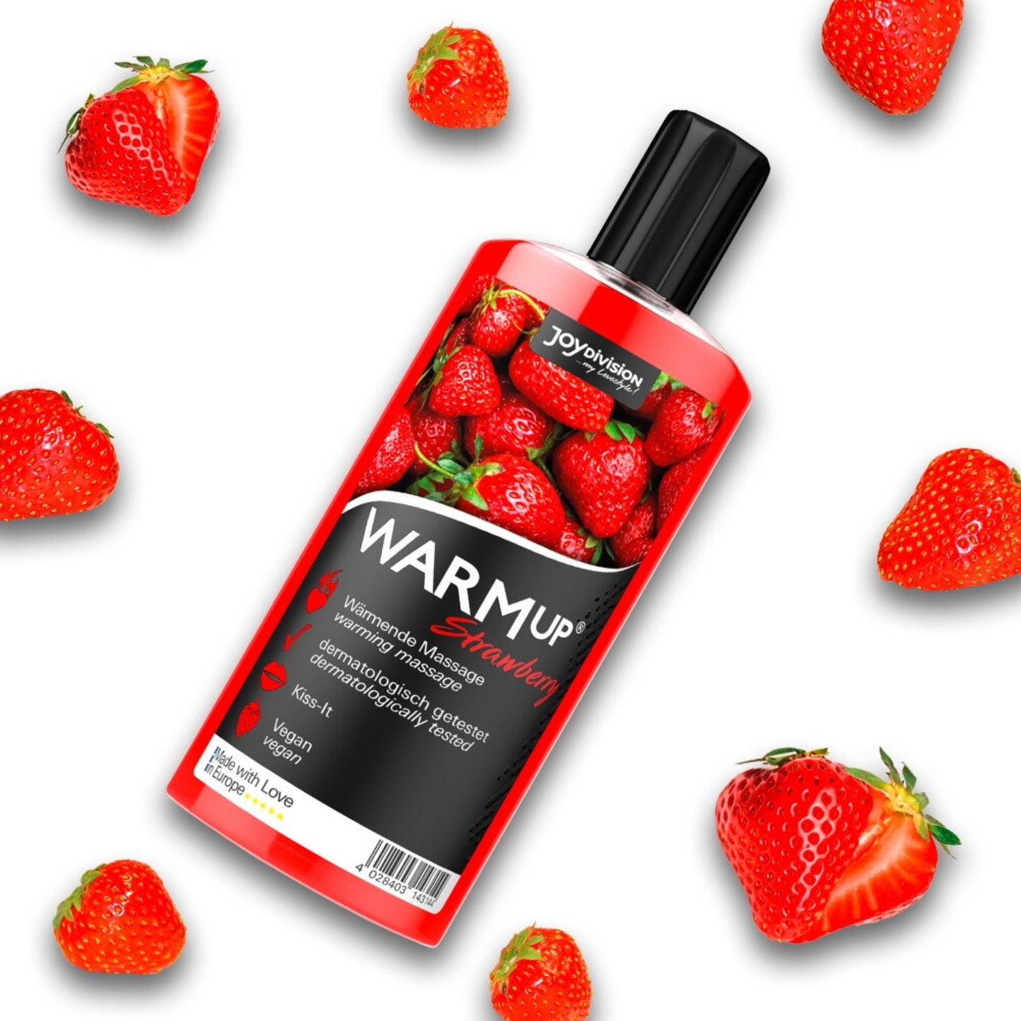 JoyDivision WARMup - Huile de massage gourmande chauffante 150 ml
