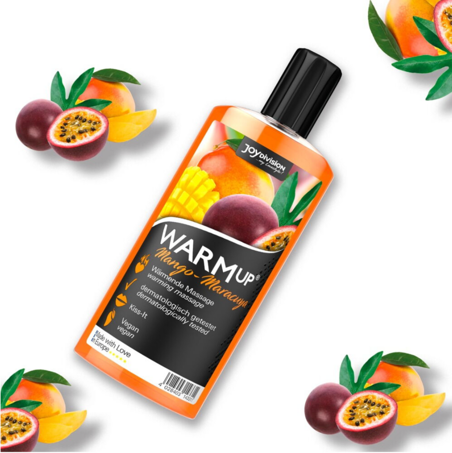 JoyDivision WARMup - Huile de massage gourmande chauffante 150 ml