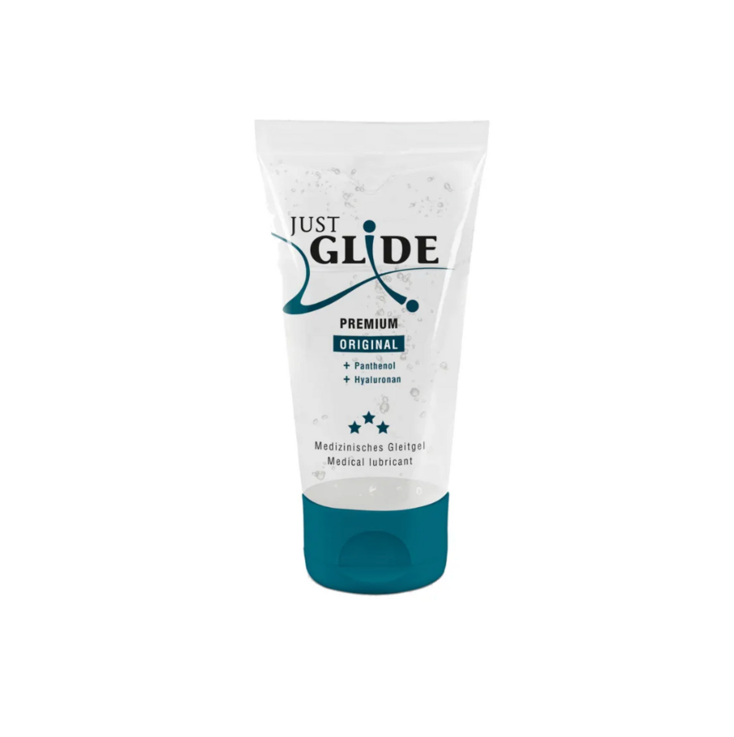 Just Glide Premium Original - Lubrifiant premium à base d'eau 50 ml