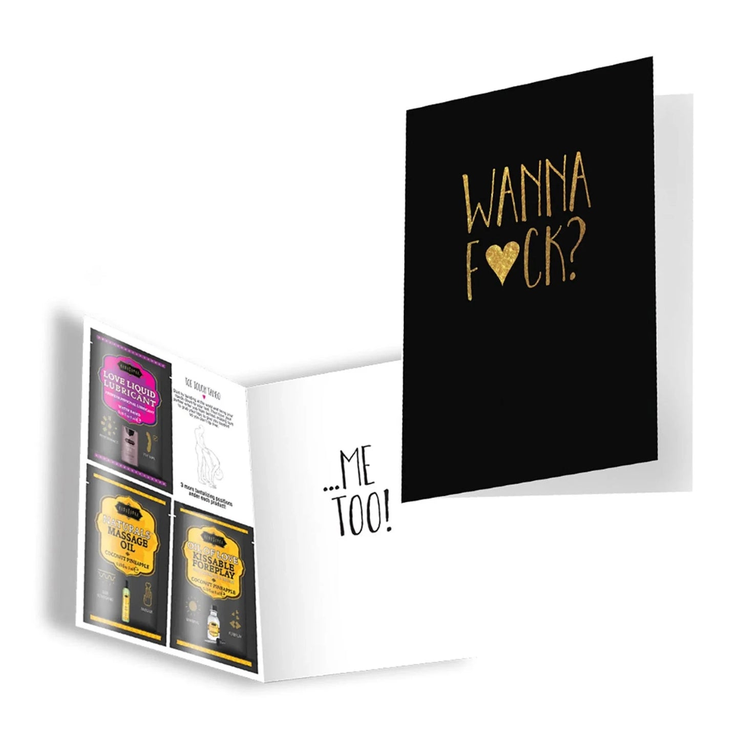 Kamasutra Naughty Notes – Cartes coquines avec surprises sensorielles