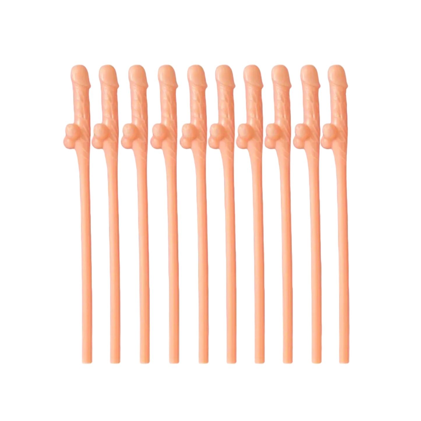 Pailles Pénis x10 - Pailles humoristiques