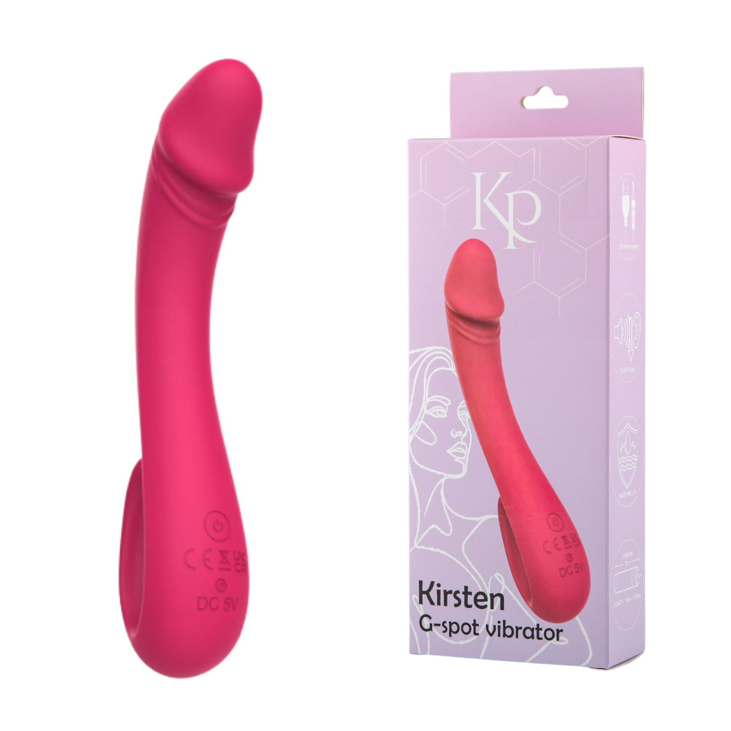 Kinky Pleasure Kirsten - Vibromasseur flexible pour Point G