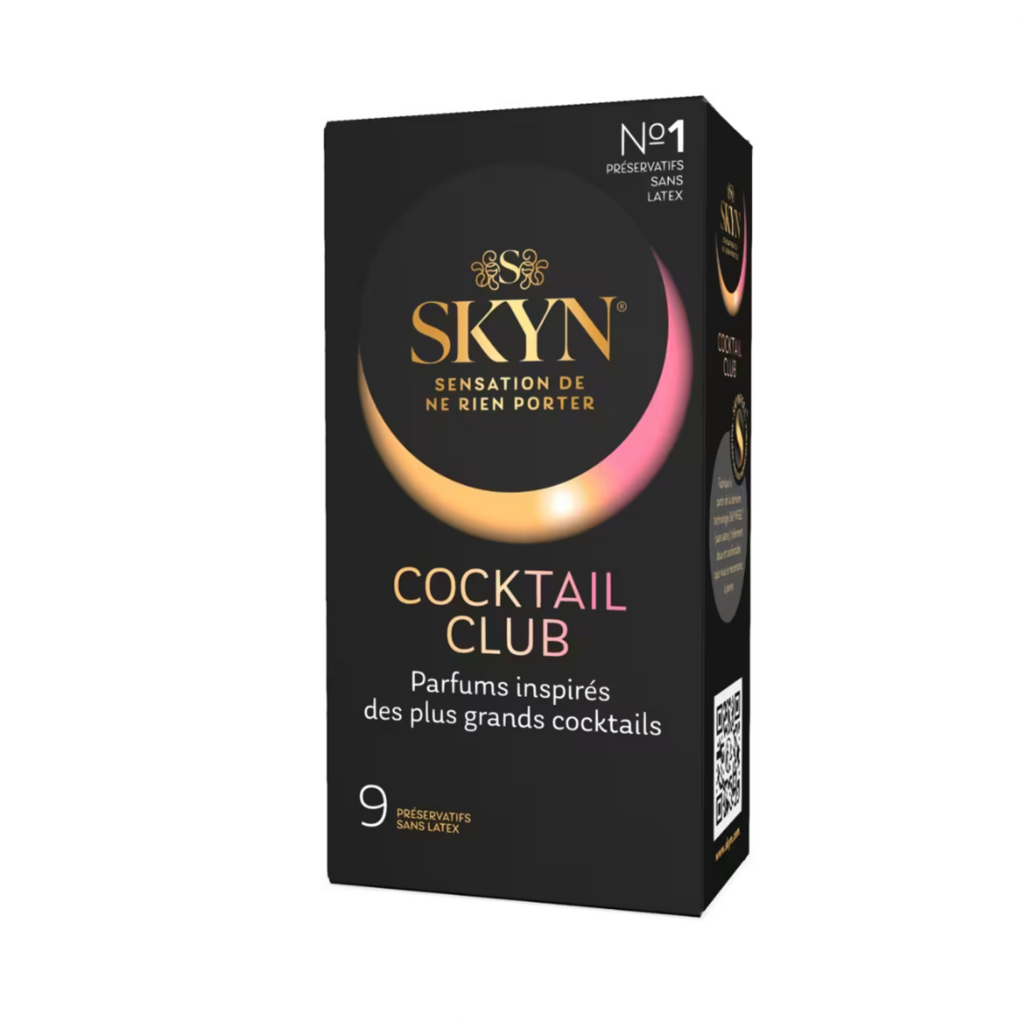 Manix Skyn Cocktail Club - Préservatifs sans latex aromatisés (x9)