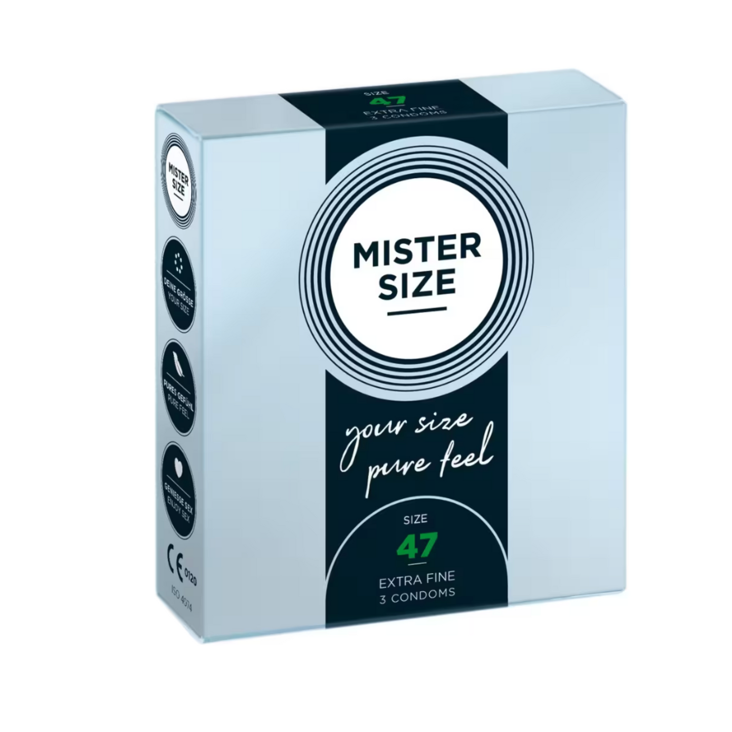 Mister Size - Préservatifs en tailles nominales