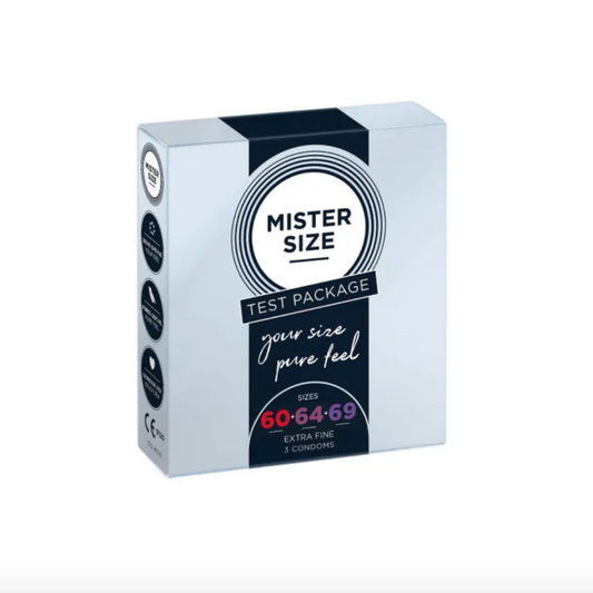 Mister Size Boîte Test Wide - Taille 60/64/69 (3 Préservatifs)