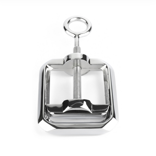 Mr. Steel Ball Crusher Heavy – Presse à Testicules BDSM Réglable en Acier