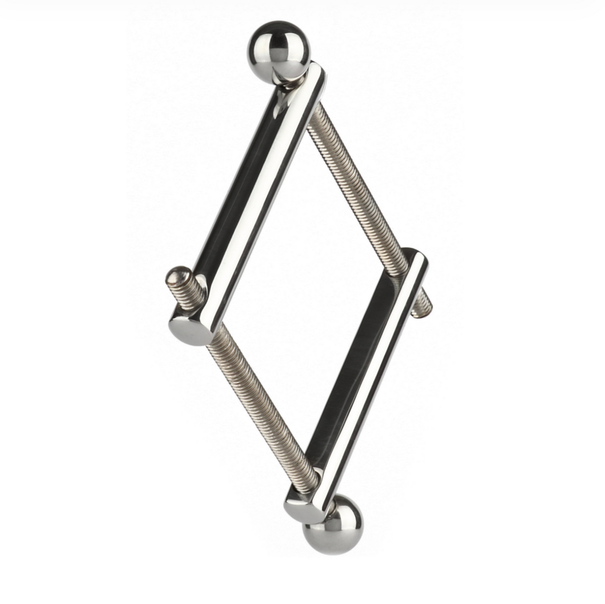 Mr. Steel Gemini Ball Vise – Étau à Testicules Réglable en Acier Inoxydable