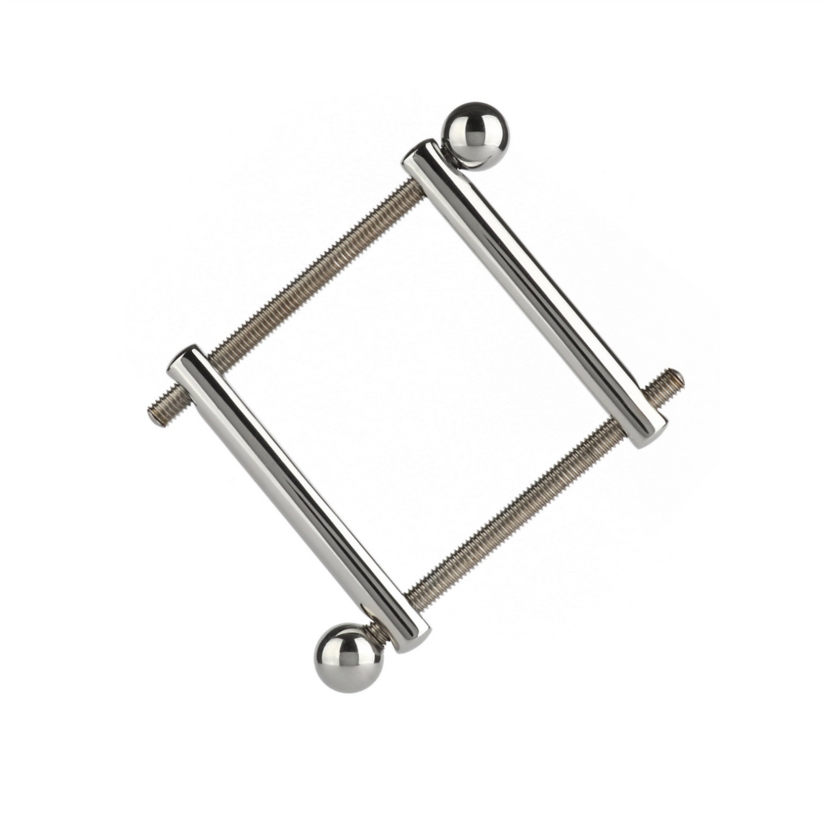 Mr. Steel Gemini Ball Vise – Étau à Testicules Réglable en Acier Inoxydable