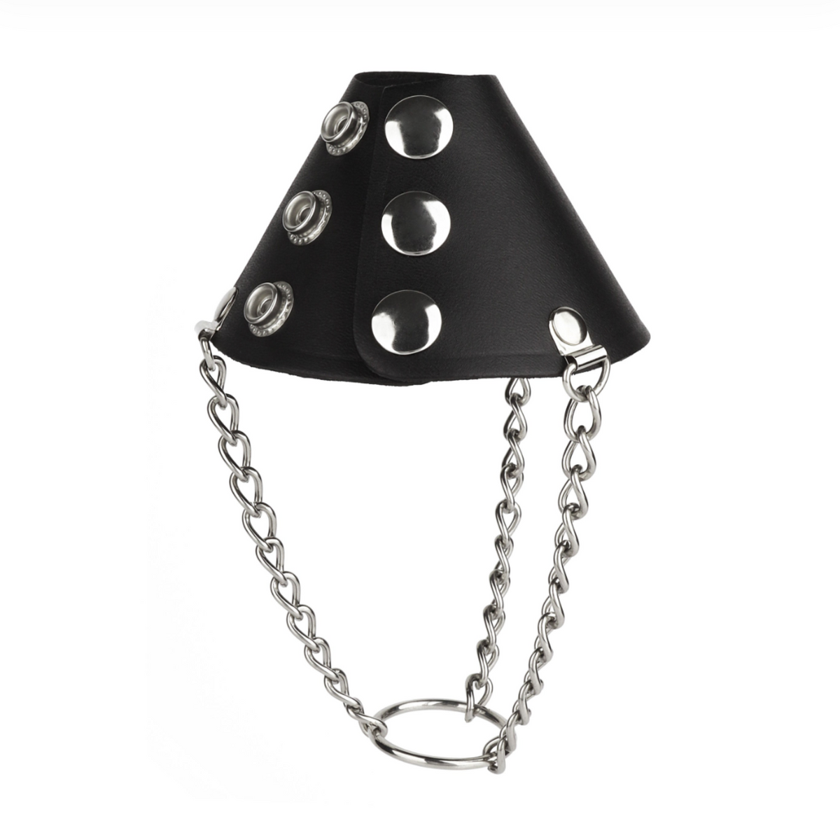 Mr. Steel Parachute Ball Stretcher – Parachute à Testicules BDSM avec Chaînes