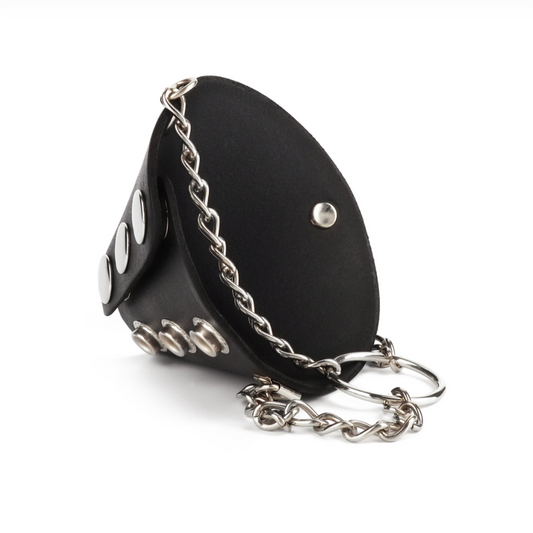 Mr. Steel Parachute Ball Stretcher – Parachute à Testicules BDSM avec Chaînes