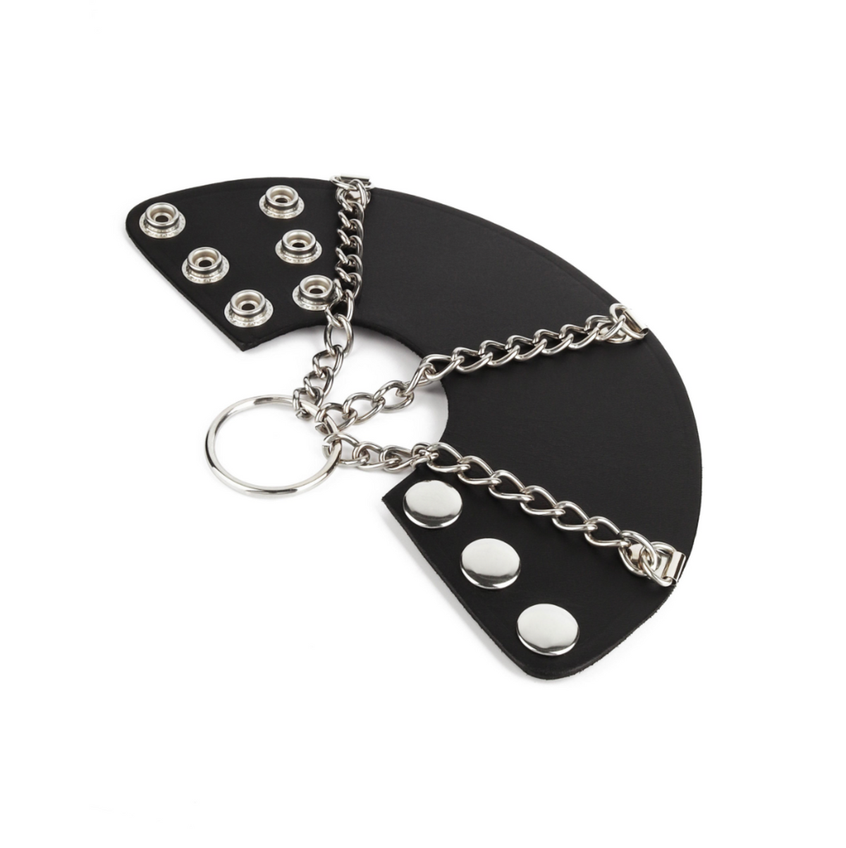 Mr. Steel Parachute Ball Stretcher – Parachute à Testicules BDSM avec Chaînes