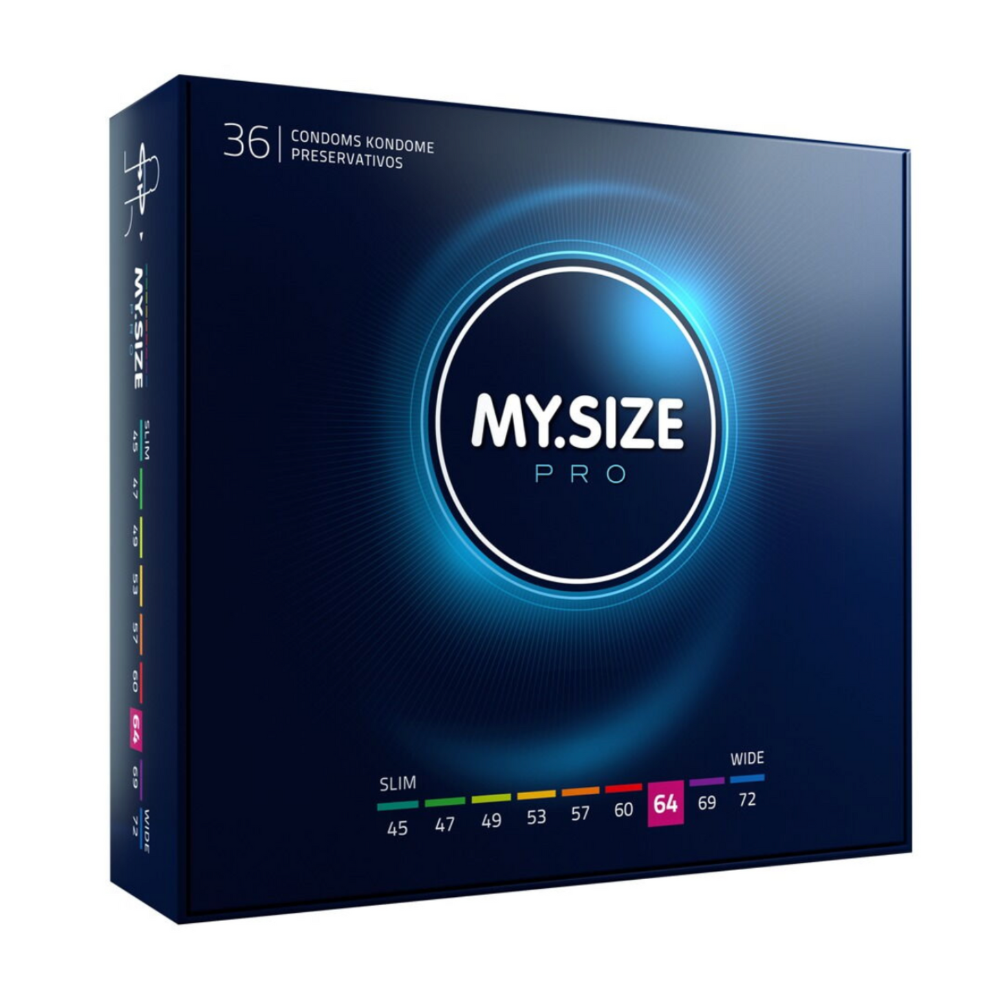 My.Size Pro - Préservatifs en tailles nominales
