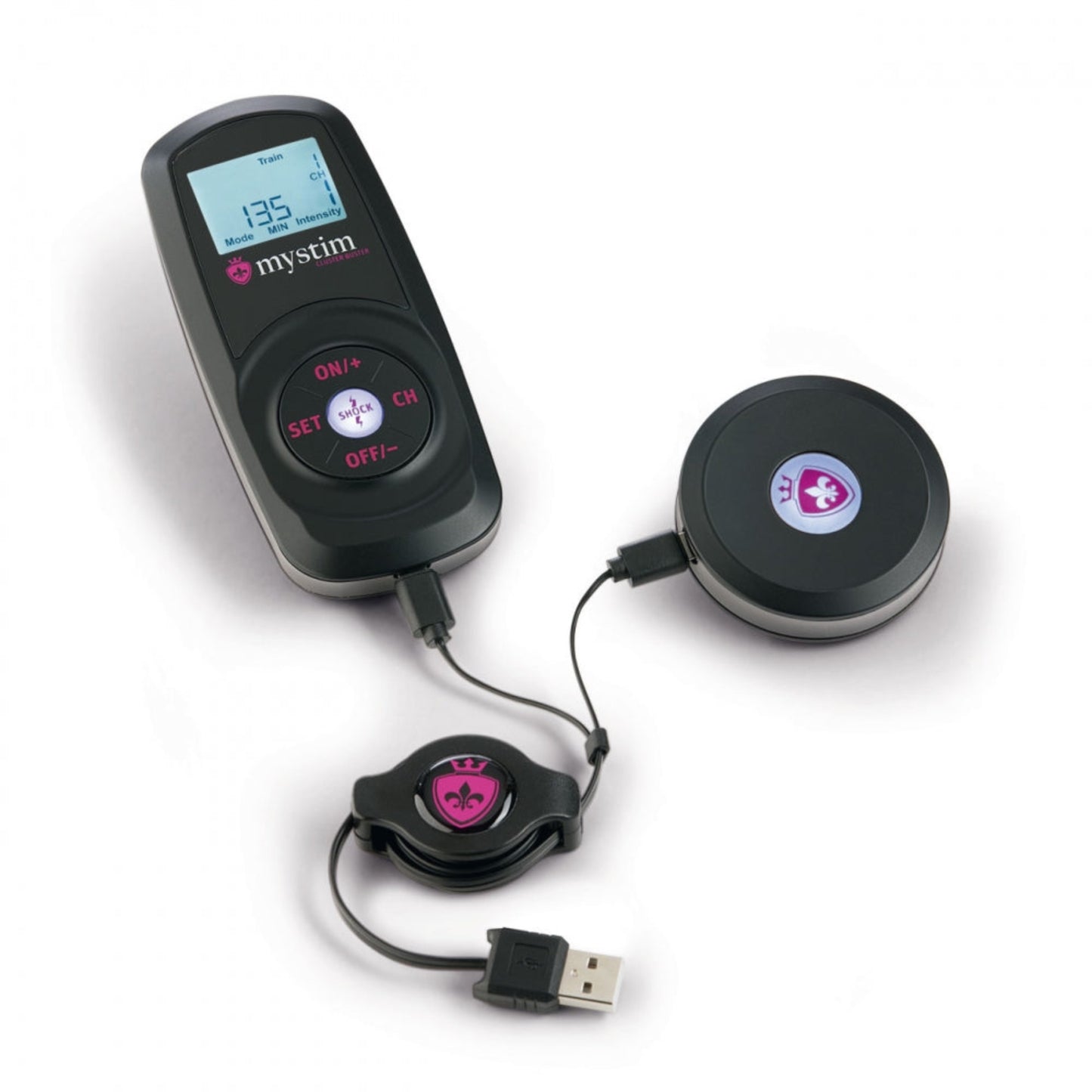 Mystim Cluster Buster - Kit de stimulation électrique E-Stim