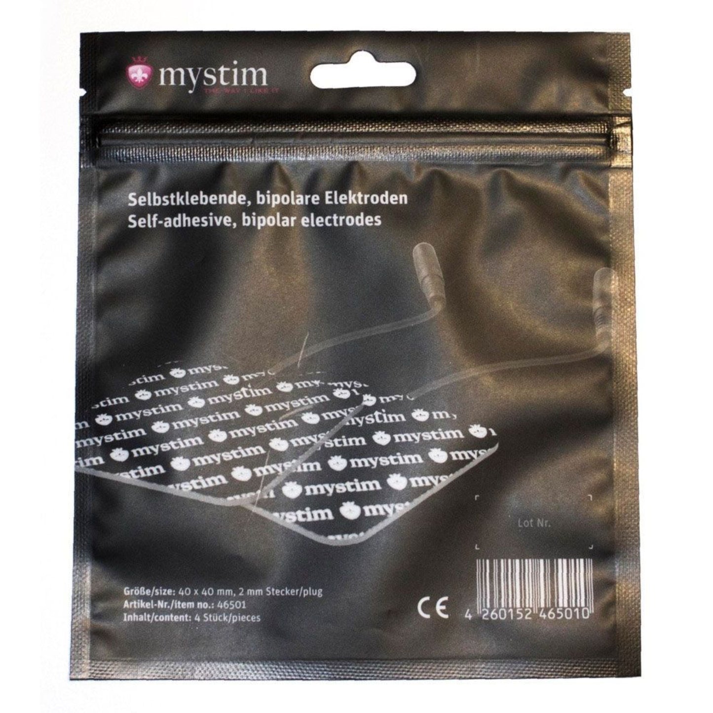 Mystim Electrodes Adhésives E-Stim (4 pièces)