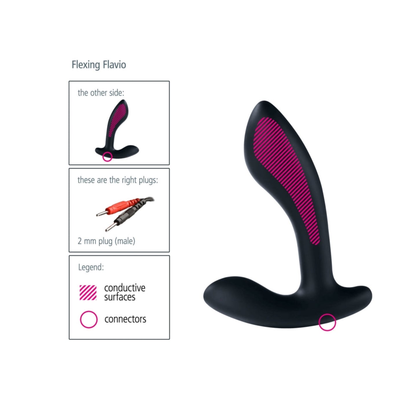 Mystim Flexing Flavio - Stimulateur prostatique E-Stim