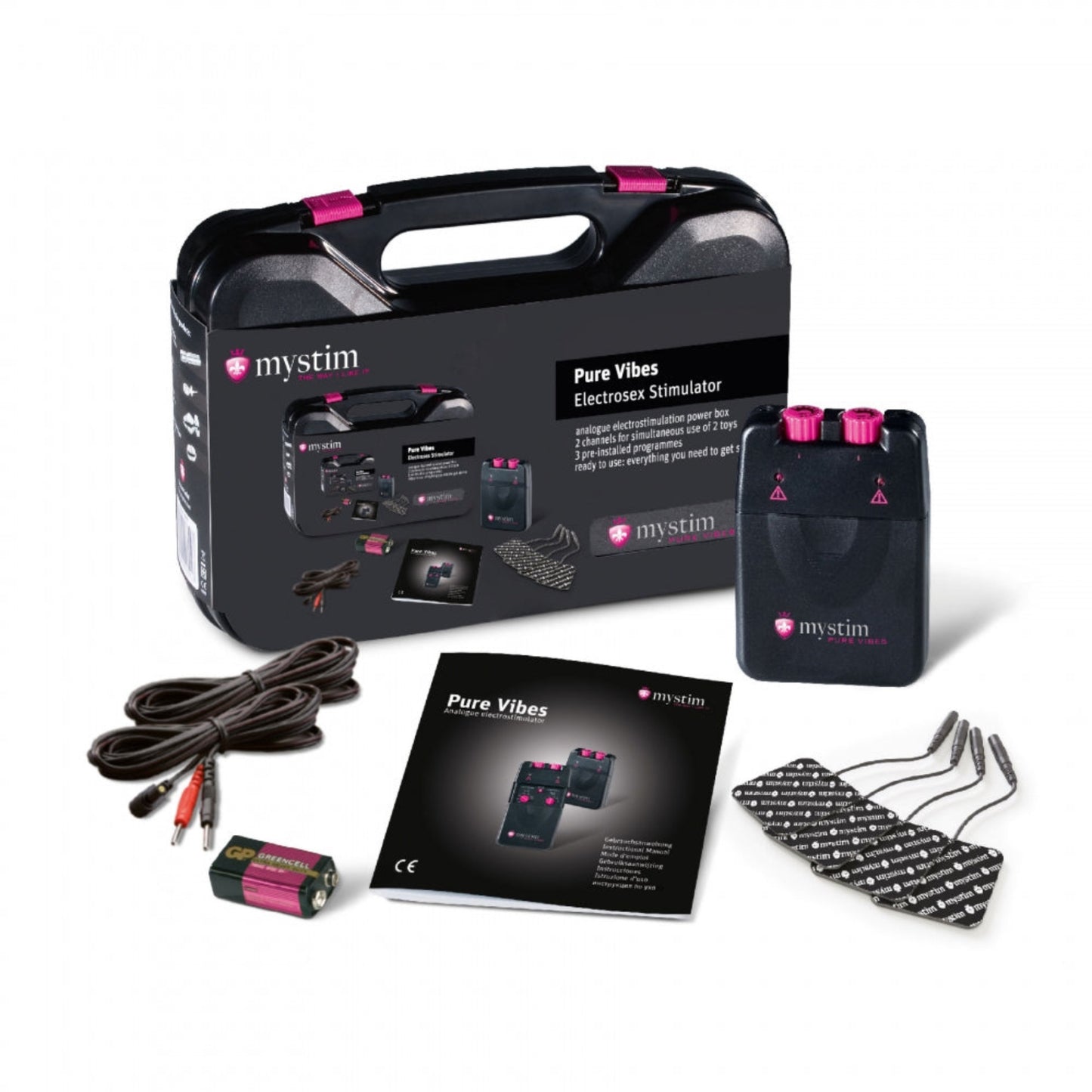 Mystim Pure Vibes - Coffret de stimulation électrique E-Stim