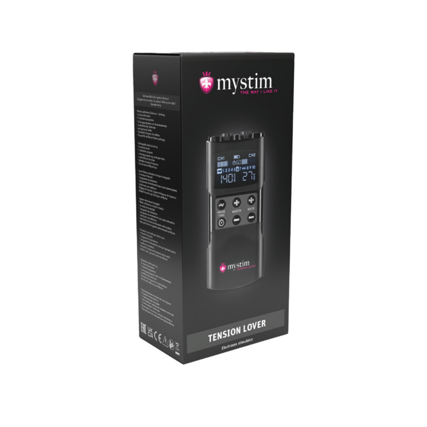 Mystim Tension Lover 2 - Coffret E-Stim Rechargeable