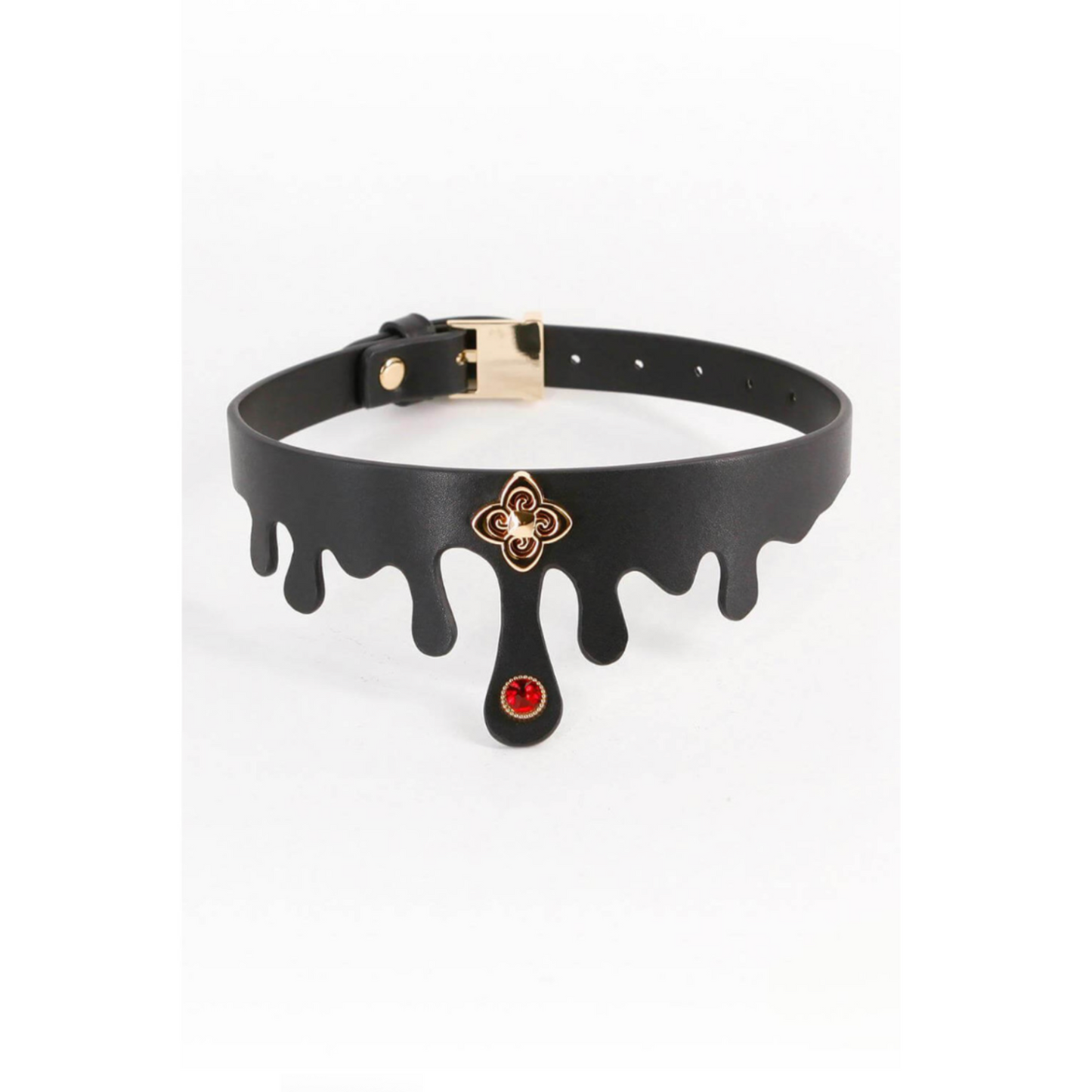 NS Novelties Elvira – Collier BDSM ajustable similicuir