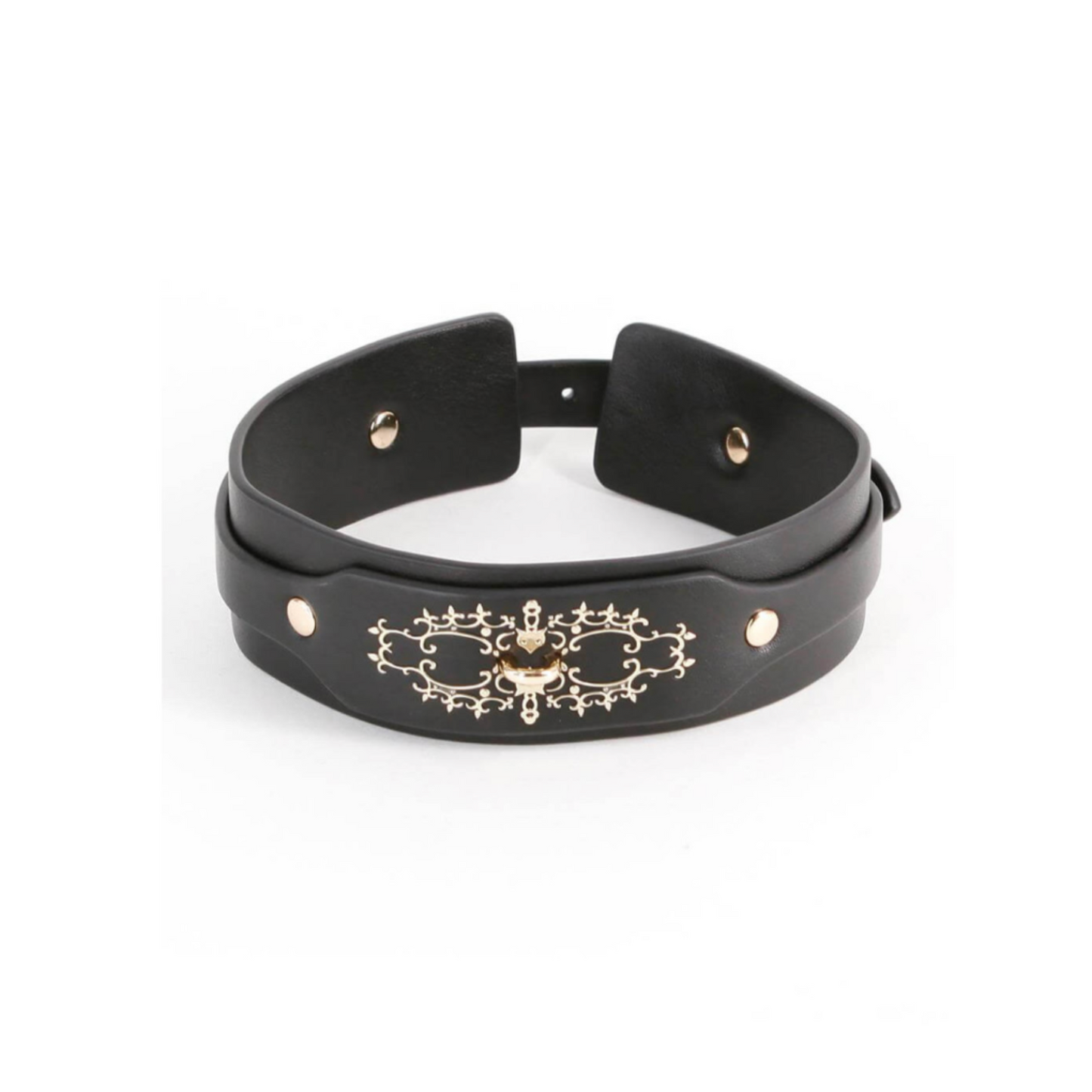 NS Novelties Katrina – Collier BDSM ajustable similicuir