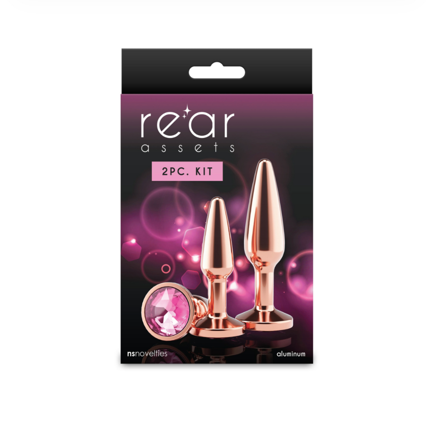 NSnovelties Rear Assets Tapered - Kit de plugs anaux