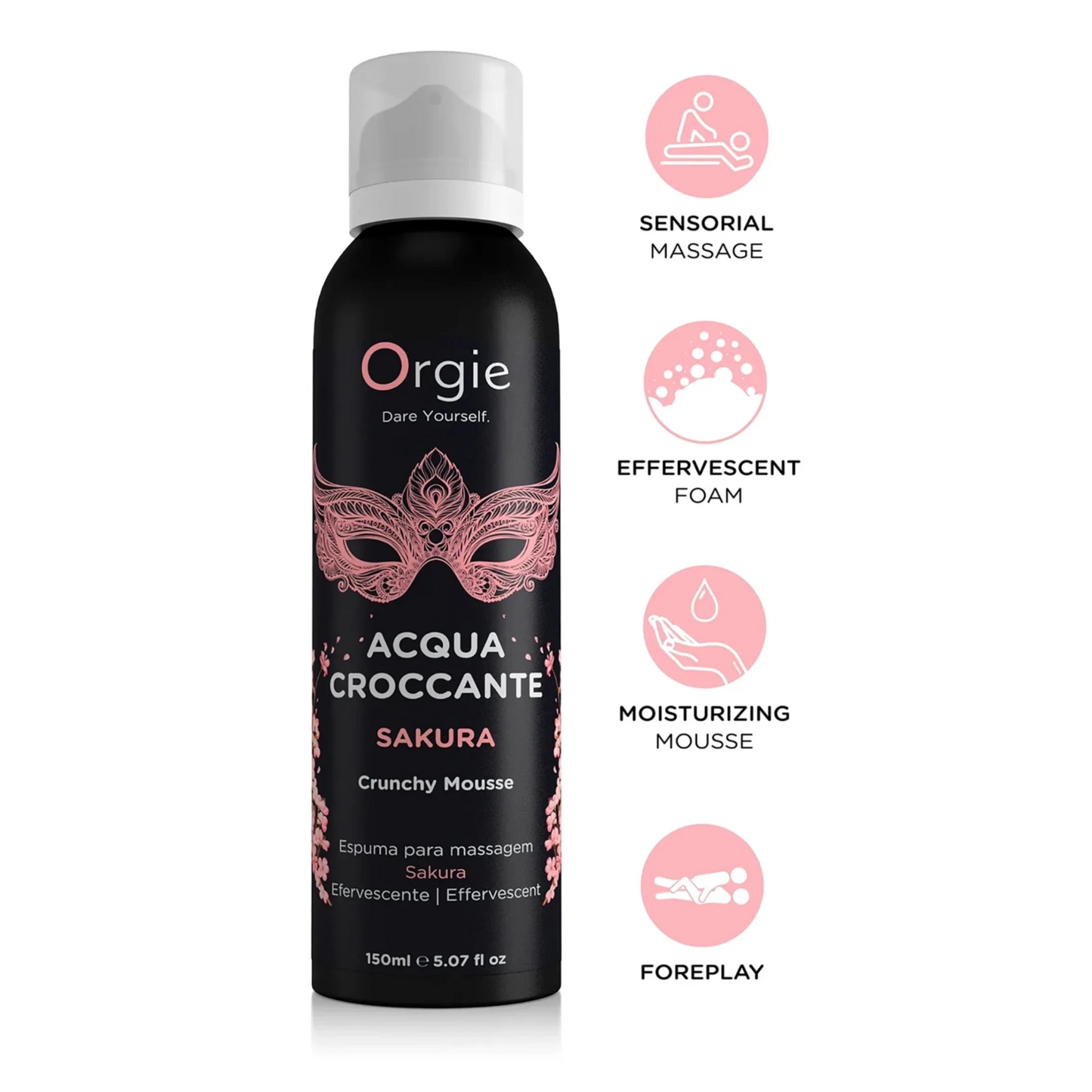 Orgie Acqua Croccante - Mousse de massage crépitante 150 ml
