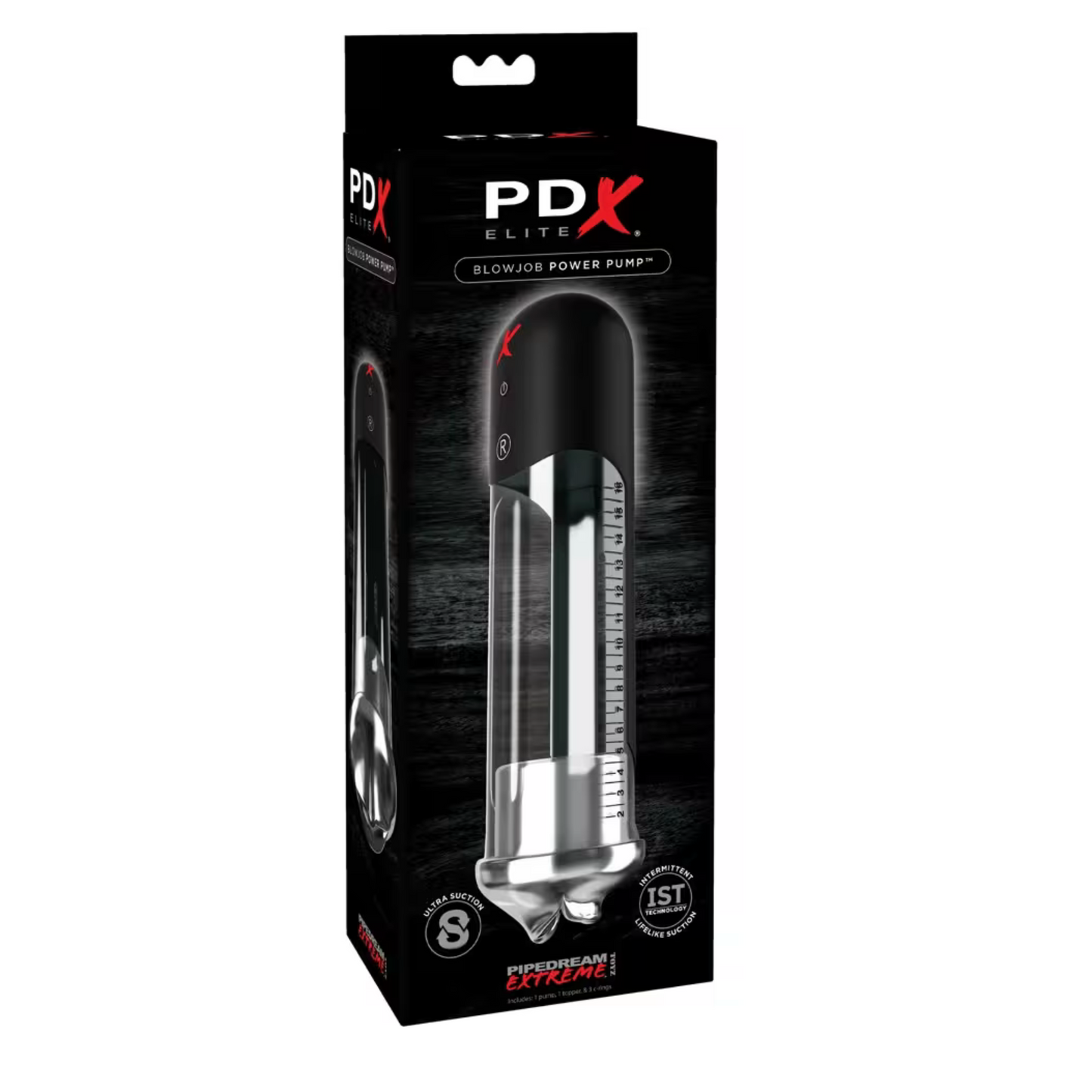 PDX Elite Blowjob Power Pump - Pompe à pénis et masturbateur