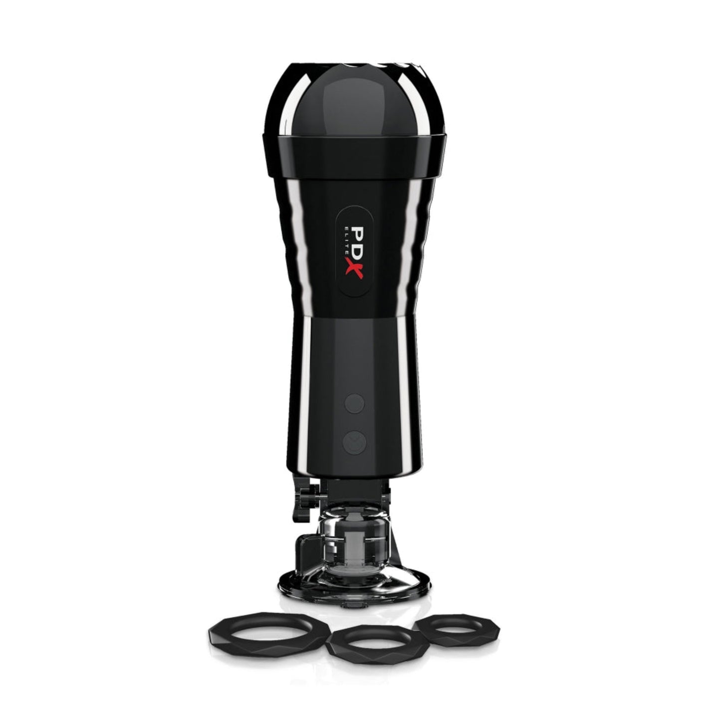 PDX Elite Cock Compressor - Masturbateur vibrant et comprimant