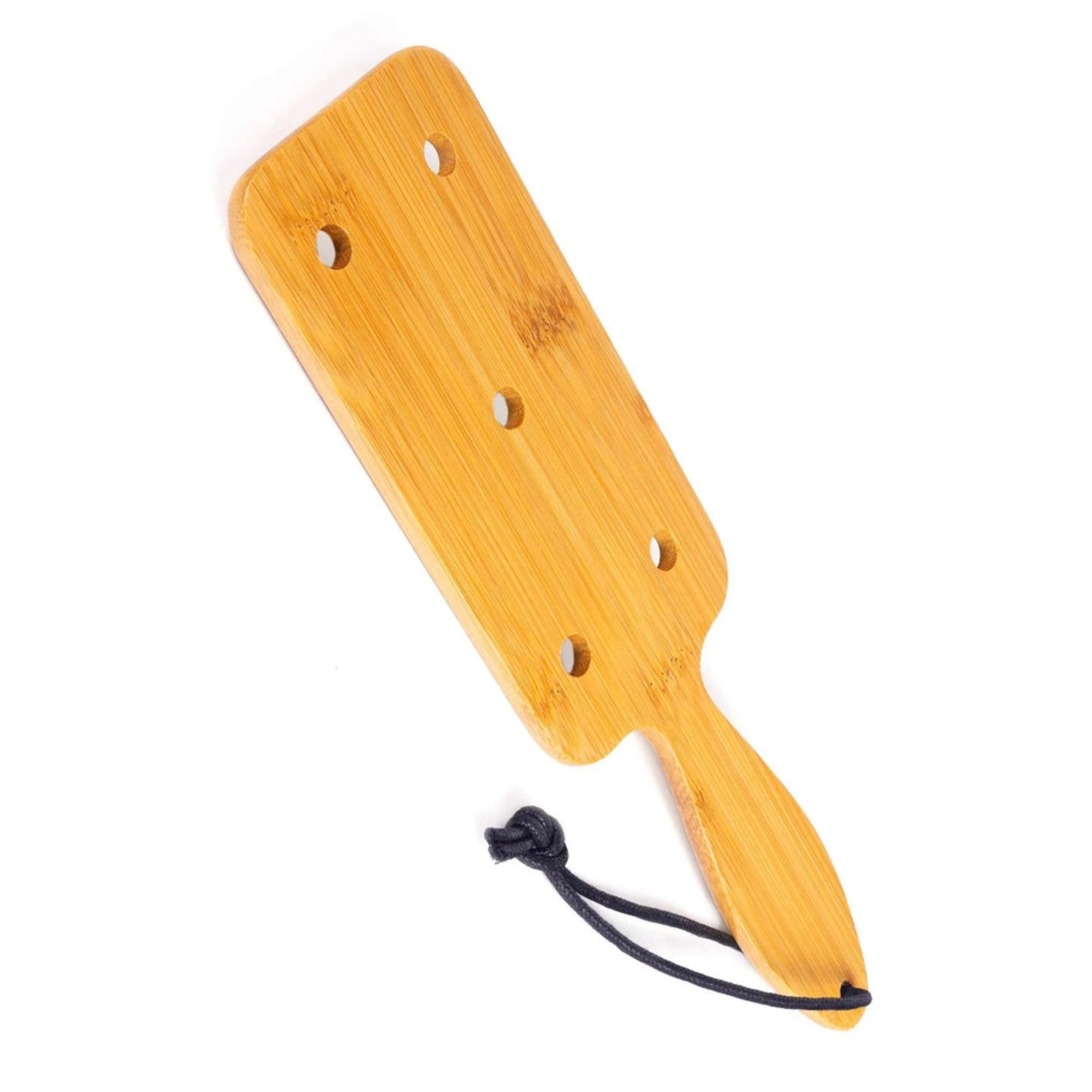 Paddle Court en Bambou - Paddle BDSM percé