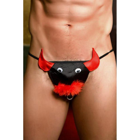 Paris Hollywood String Taureau Rouge & Noir