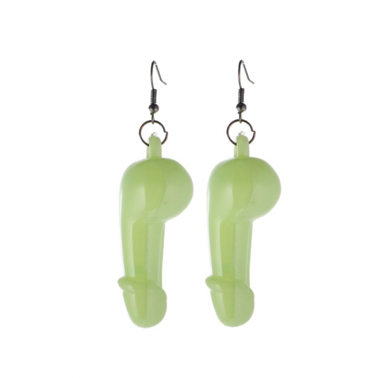 Penis Glow in the Dark - Boucles d’oreilles humoristiques