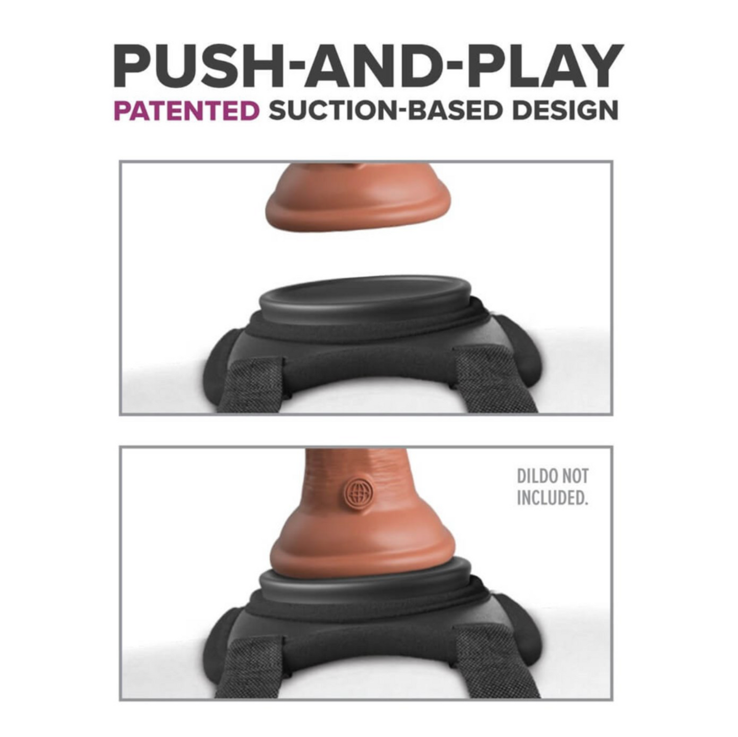 Pipedream Body Dock Lap Strap - Harnais de cuisse