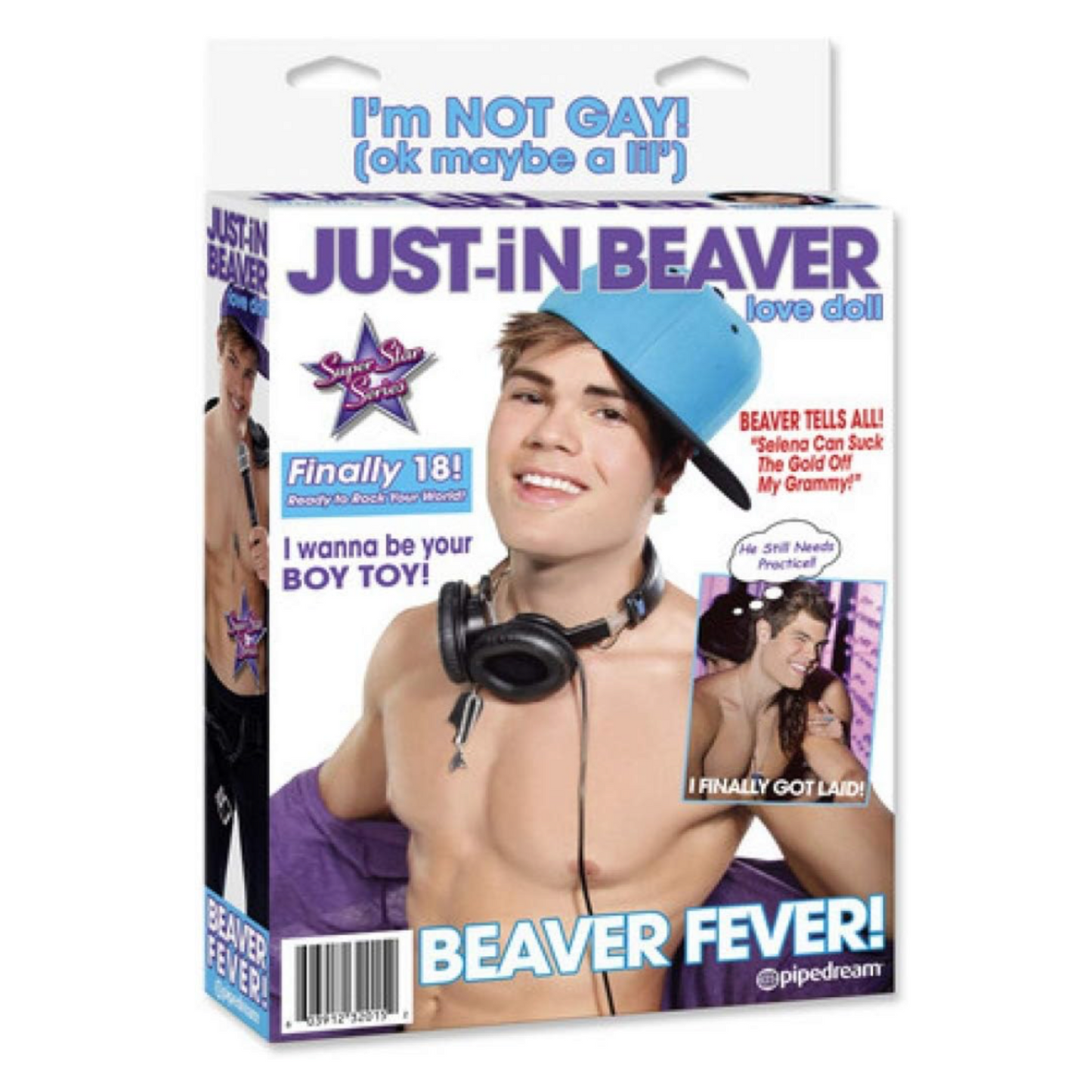 Pipedream Just-In Beaver – Poupée gonflable humoristique