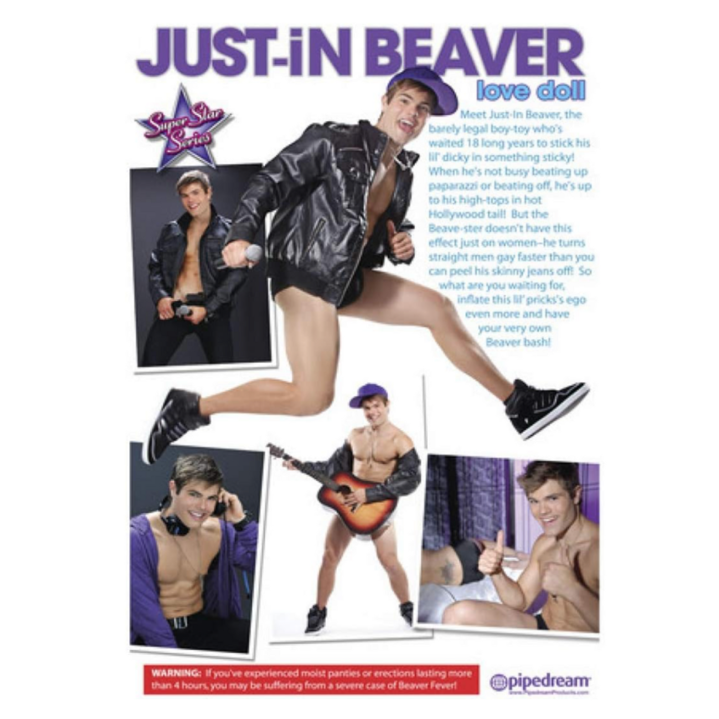 Pipedream Just-In Beaver – Poupée gonflable humoristique