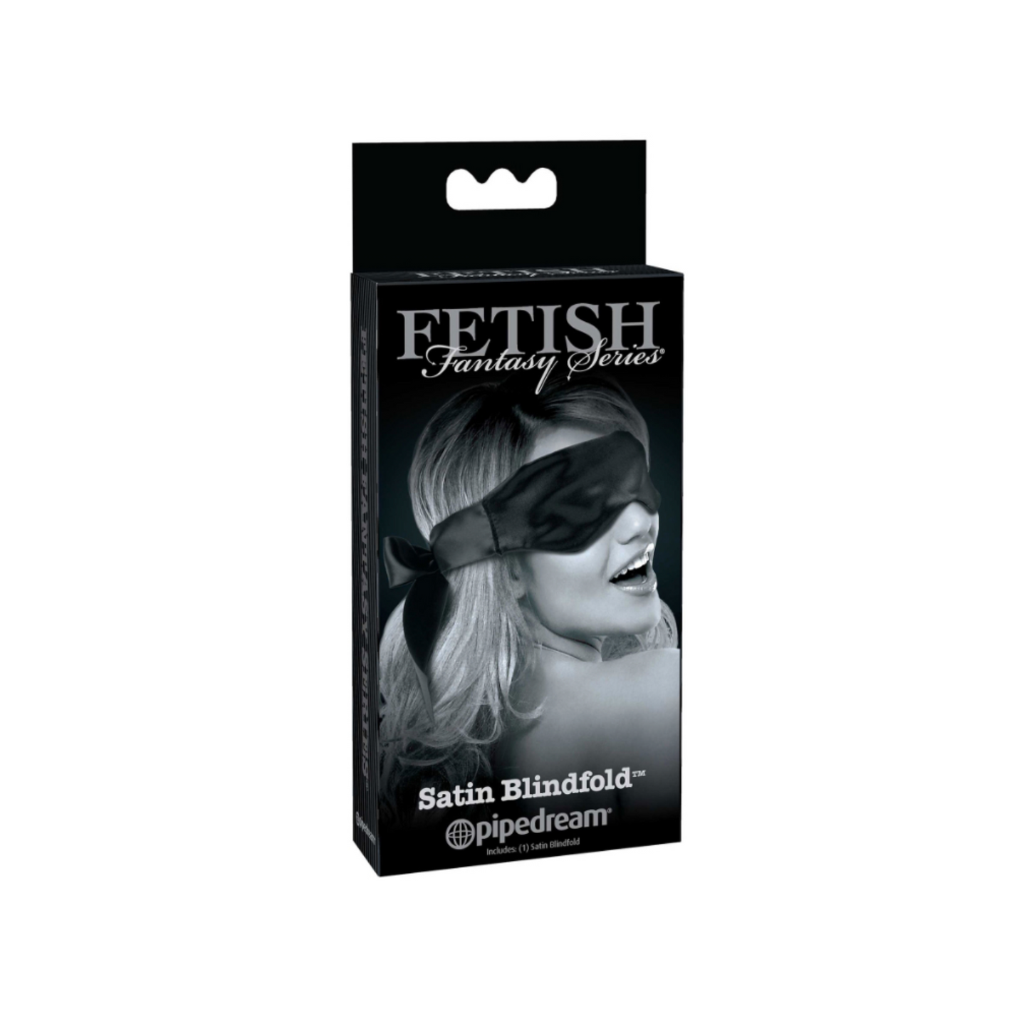Pipedream Satin Blindfold - Masque satin noir