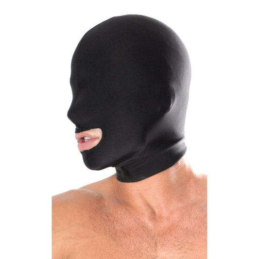 Pipedream Spandex Open Mouth Hood – Masque BDSM Ouverture Buccale