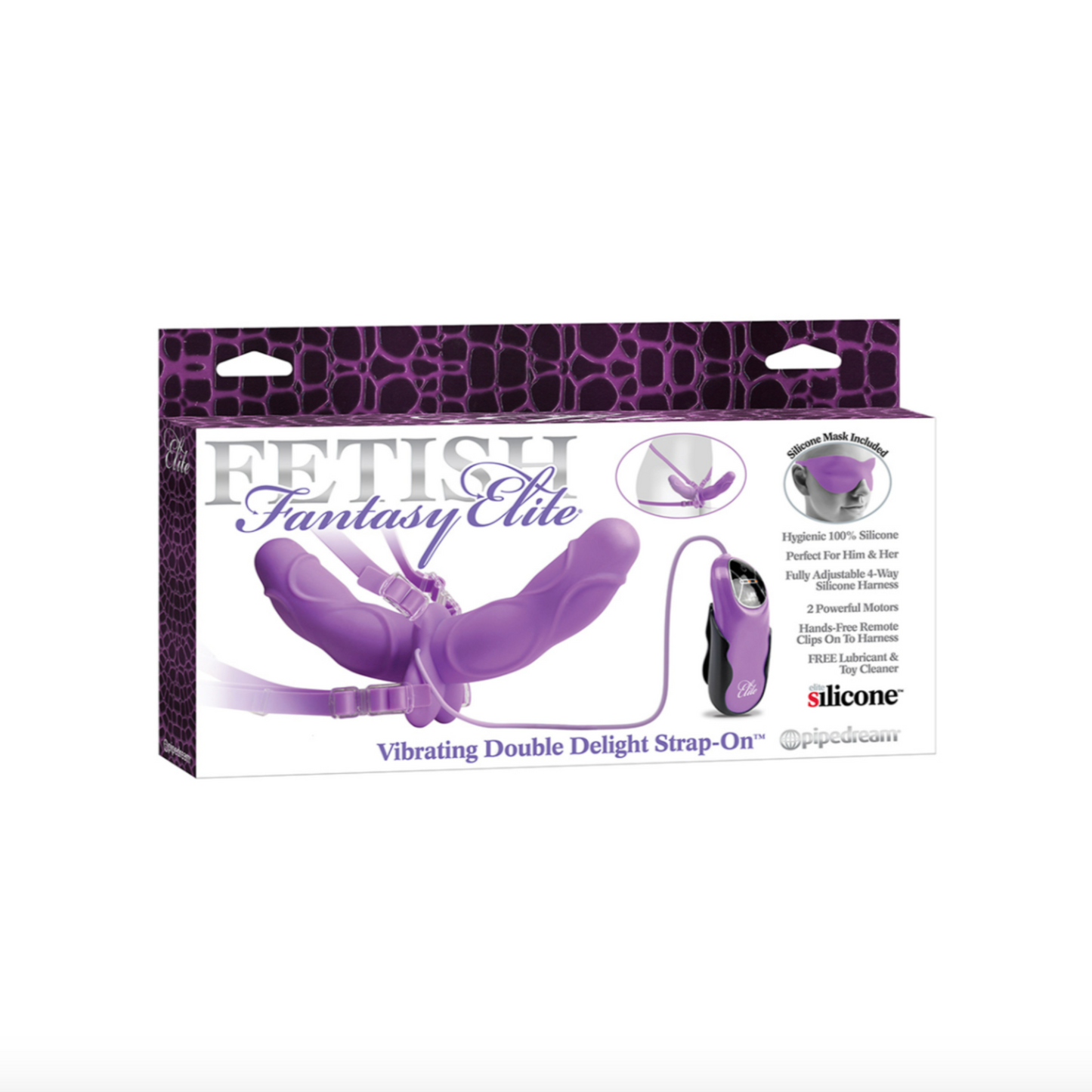 Pipedream Vibrating Double Delight  - Double gode-ceinture vibrant