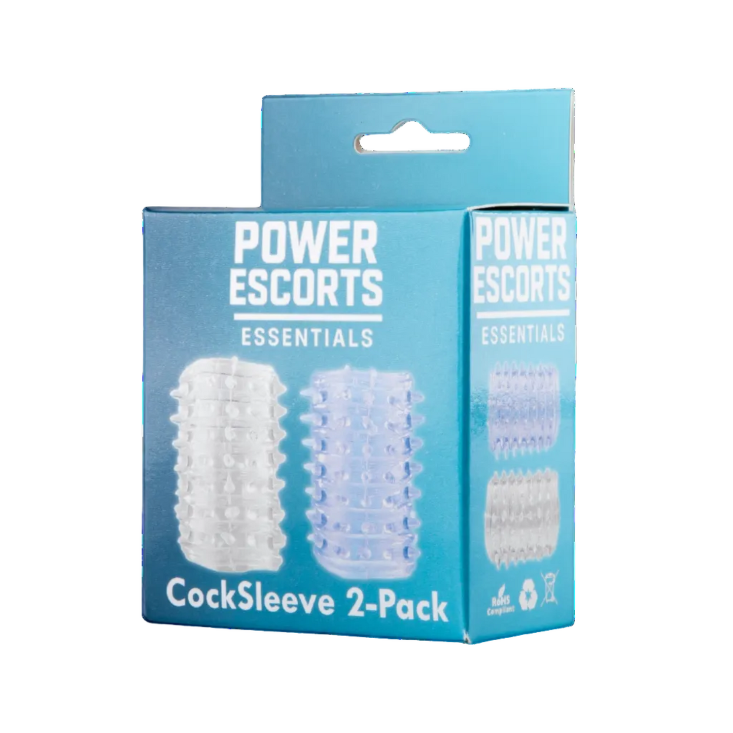 Power Escorts CockSleeve - Gaines péniennes texturées 2x