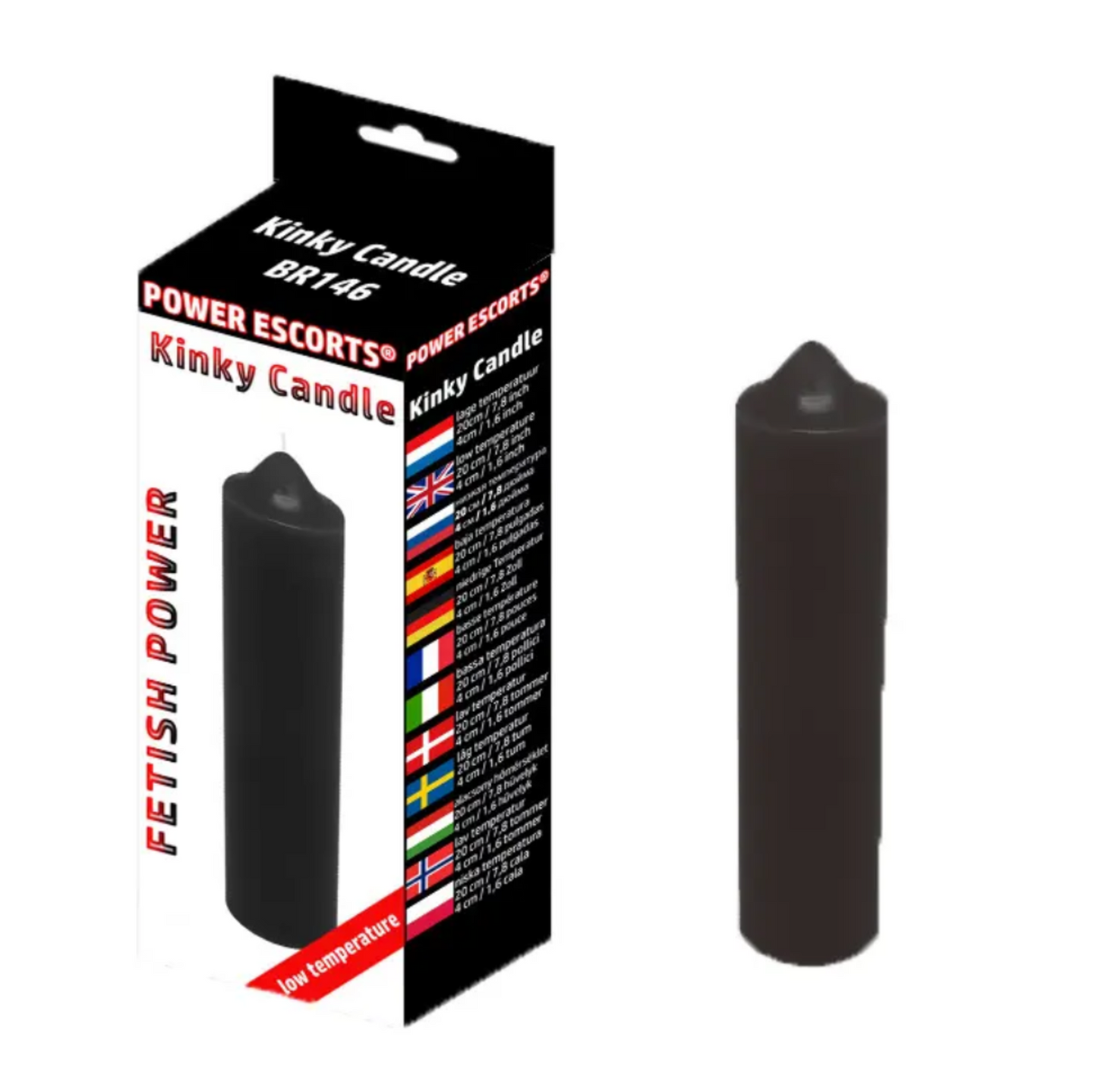 Power Escorts Kinky Candle – Bougie BDSM basse température