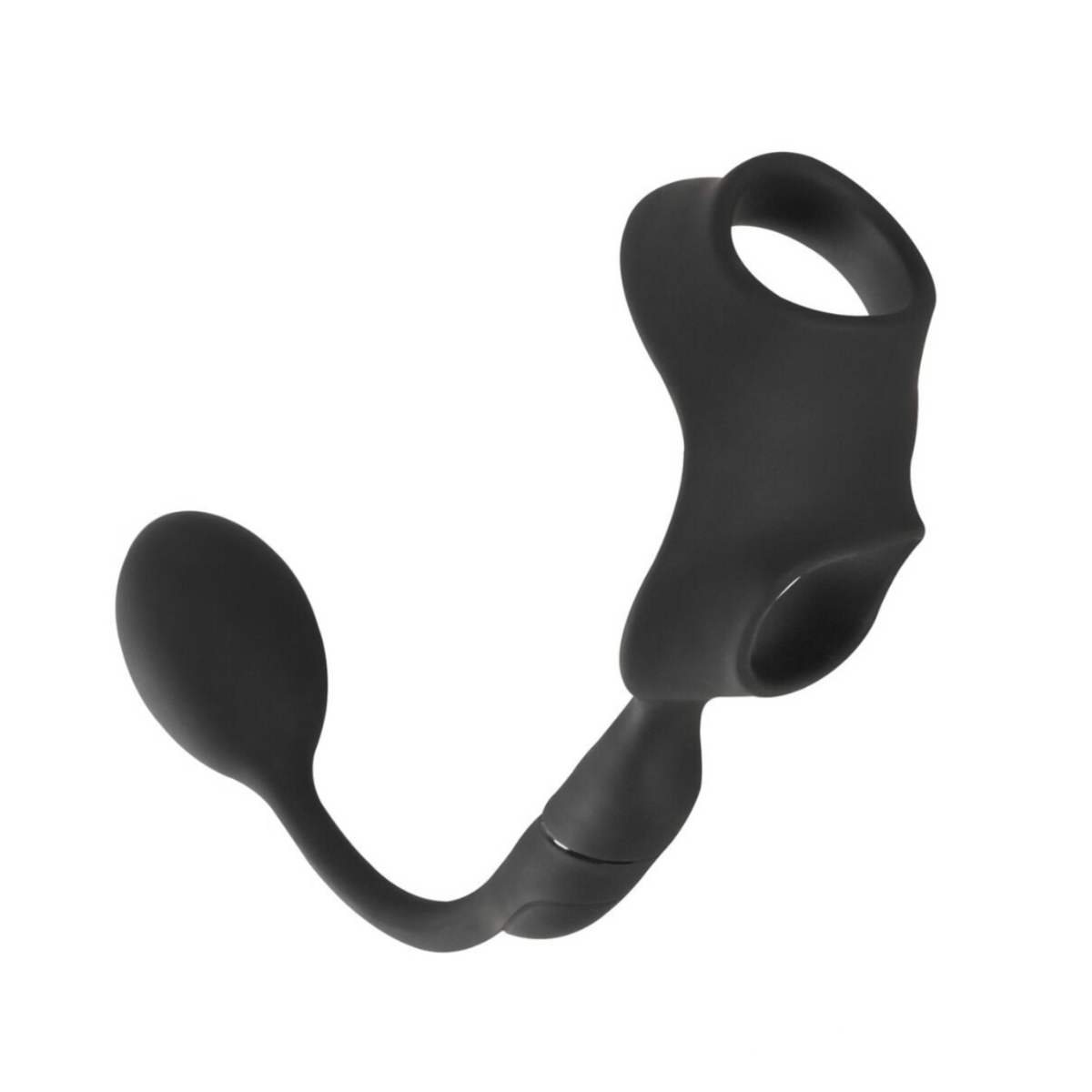 Rebel Cock Ring with RC Butt Plug - Anneau pénien & plug vibrant télécommandé